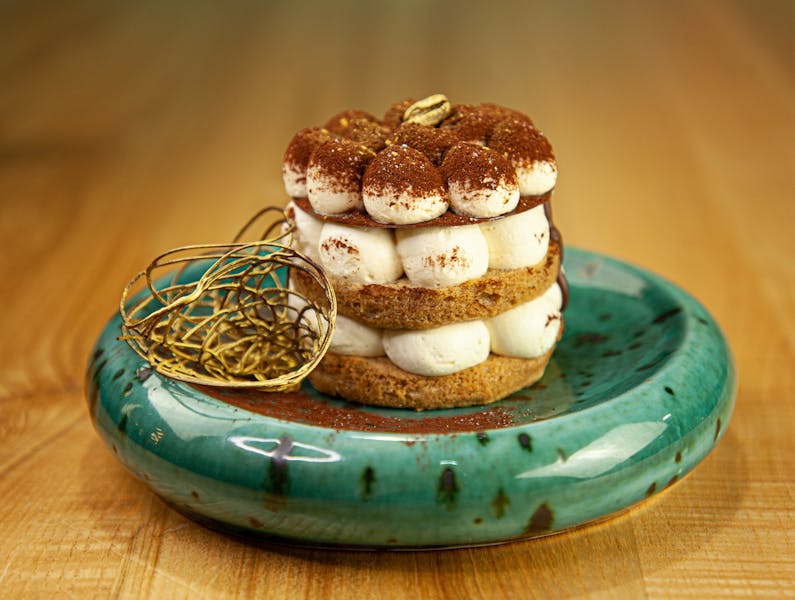 Classic Tiramisu with espresso and mascarpone